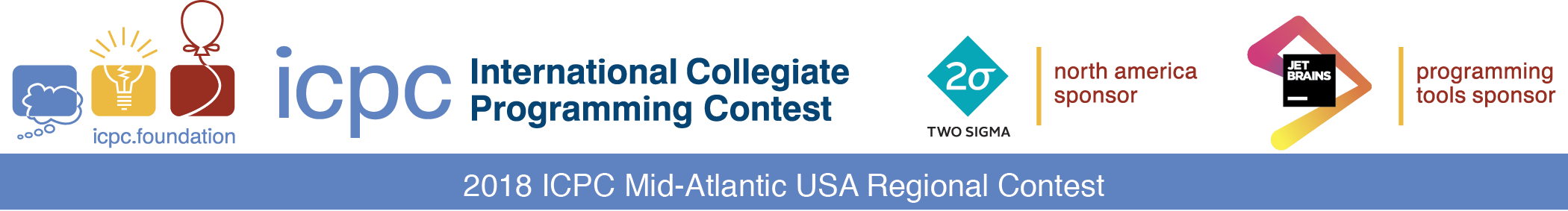 2018 Mid-Atlantic USA Regional Contest — Practice