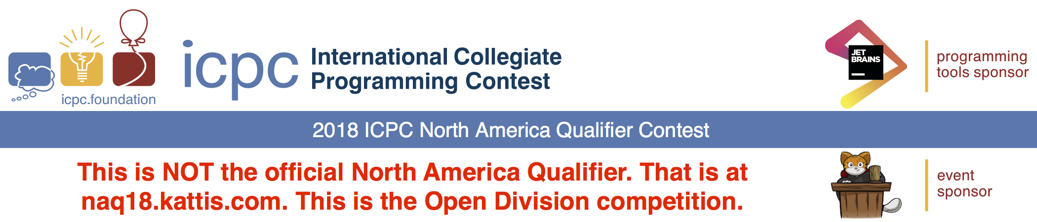 ICPC North America Qualifier 2018 Open